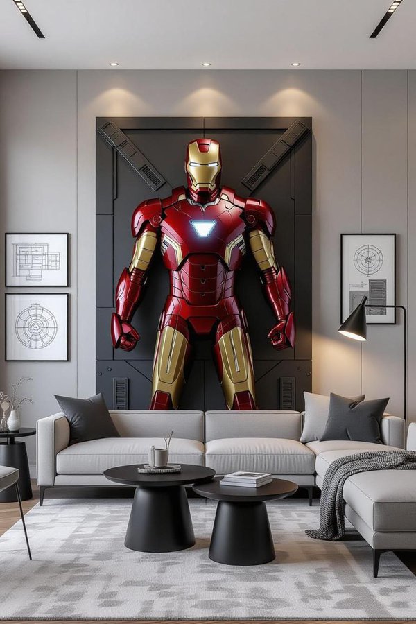 超级英雄客厅设计 1