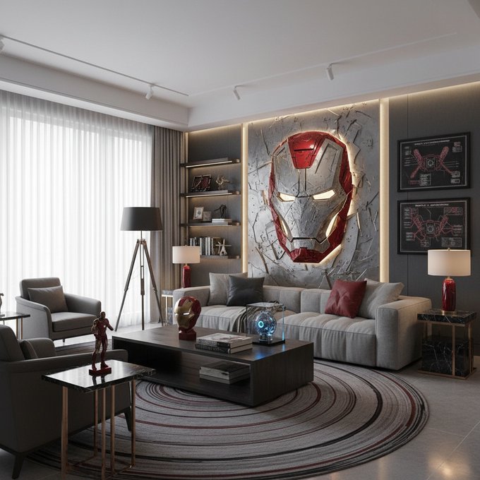 Superhero living room 2
