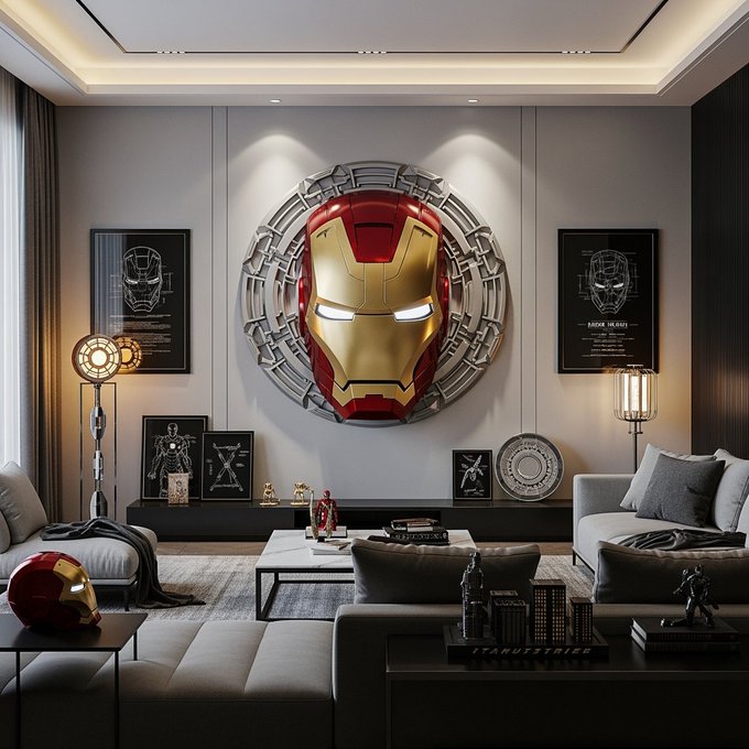 Superhero living room 4